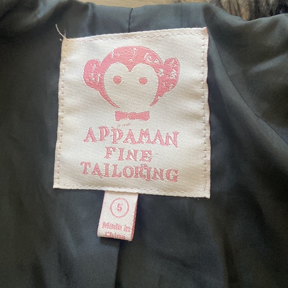 Appaman, size 5, kids, fake fur black jacket - Picture 2 of 6